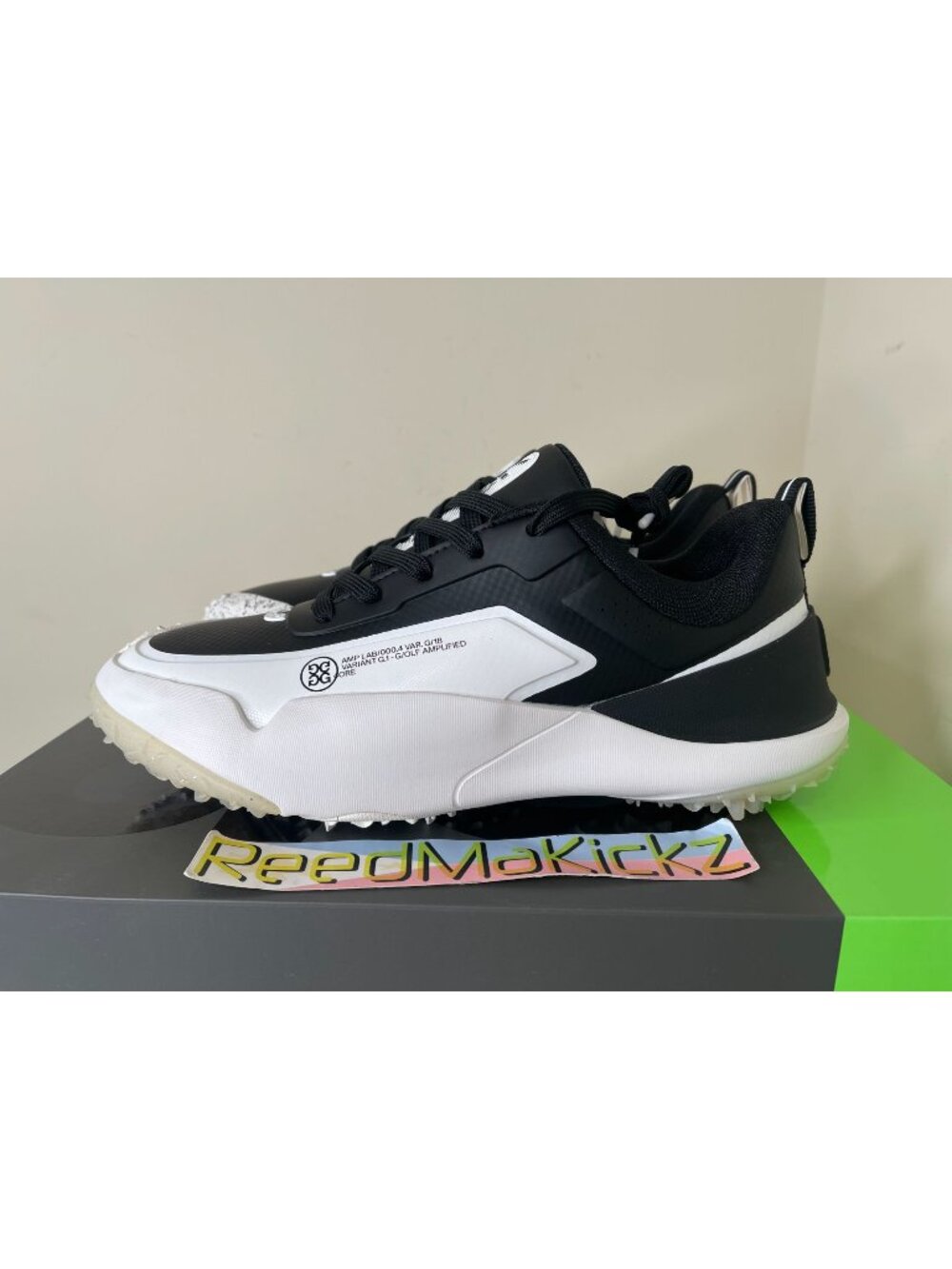 G/FORE G/18 BLACK WHITE ONYX GOLF SHOES MENS SIZES